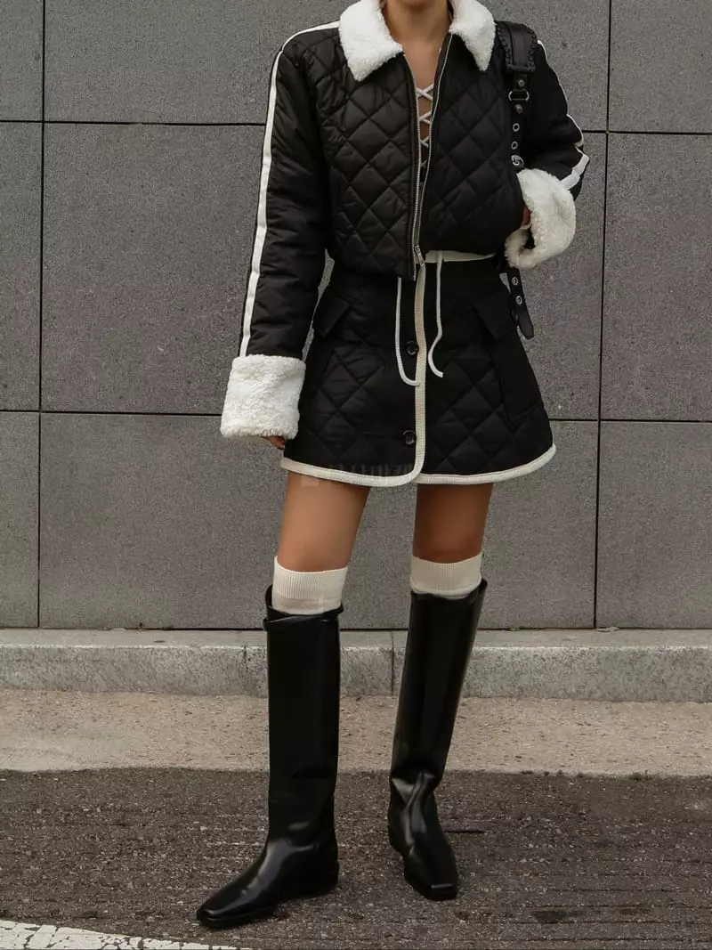 Inssense - Korean Women Fashion - #womensfashion - Crop Jacket - 2