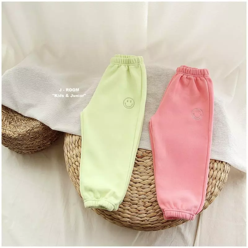 J-Room - Korean Children Fashion - #childofig - Neon Embroidery Pants - 2