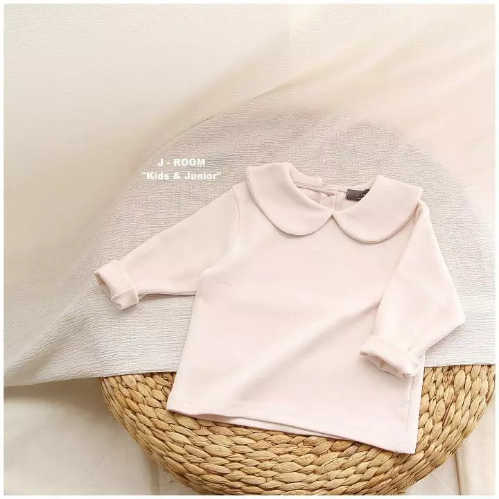 J-Room - Korean Children Fashion - #childrensboutique - Peach Span Tee - 4