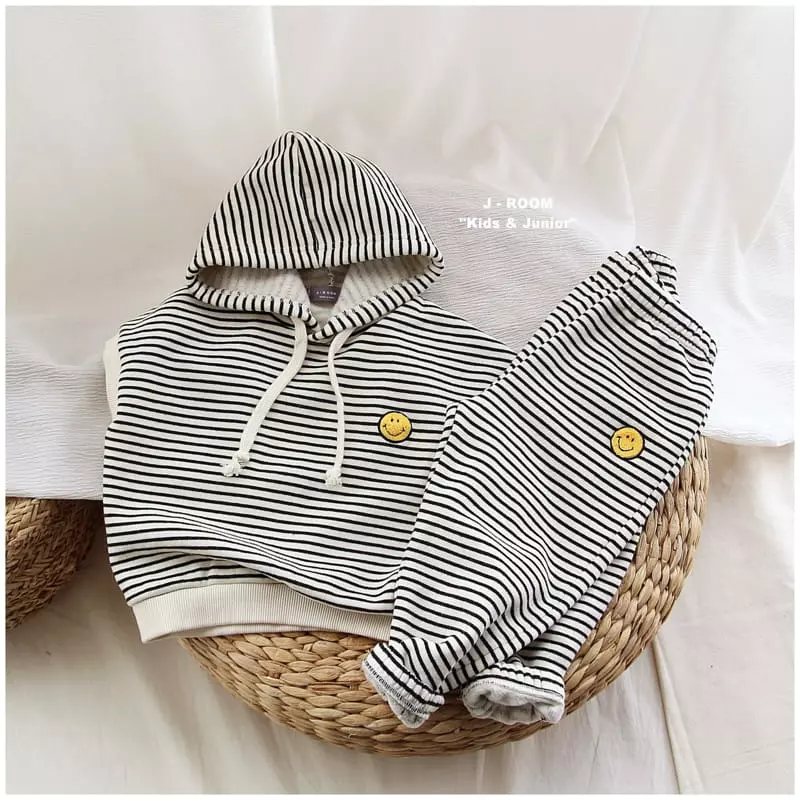 J-Room - Korean Children Fashion - #fashionkids - Stripes Hoody Vest - 9