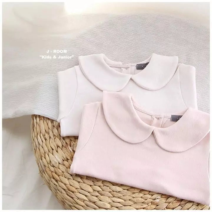 J-Room - Korean Children Fashion - #kidsshorts - Peach Span Tee - 7