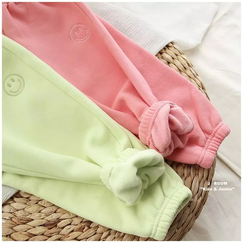 J-Room - Korean Children Fashion - #kidsstore - Neon Embroidery Pants - 8