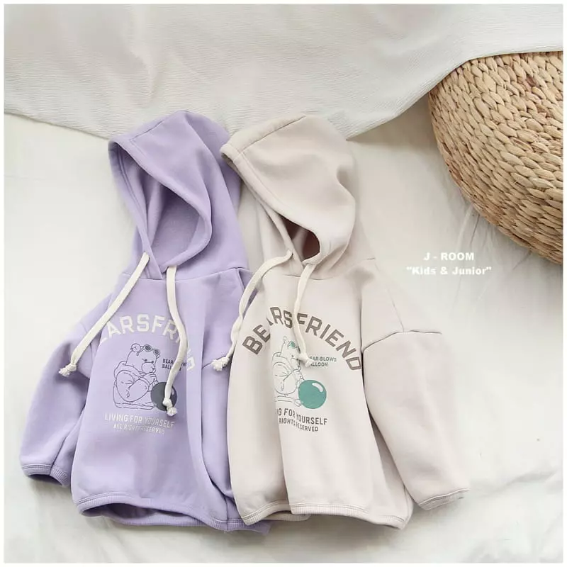 J-Room - Korean Children Fashion - #prettylittlegirls - Bear Hoody - 2