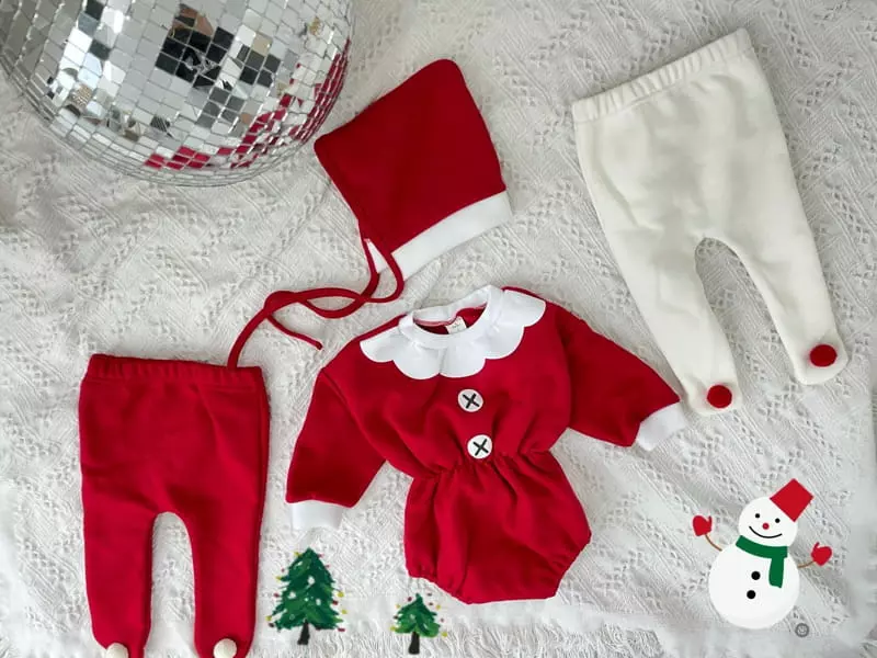 Jeaya & Mymi - Korean Baby Fashion - #babyclothing - Merry Bodysuit - 6