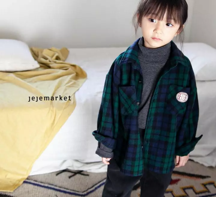 Jeje Market - Korean Children Fashion - #childofig - Better Check Shirt - 11