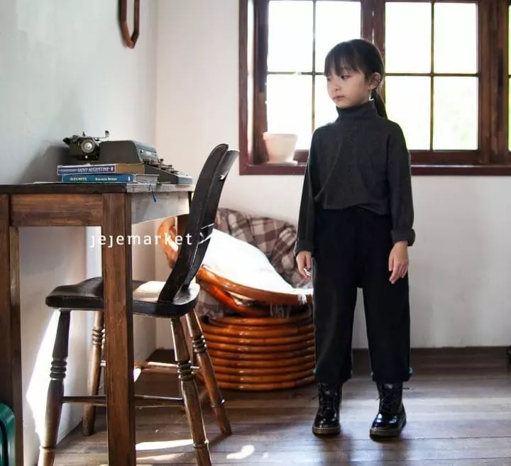 Jeje Market - Korean Children Fashion - #designkidswear - Blooming Turtleneck Tee - 11