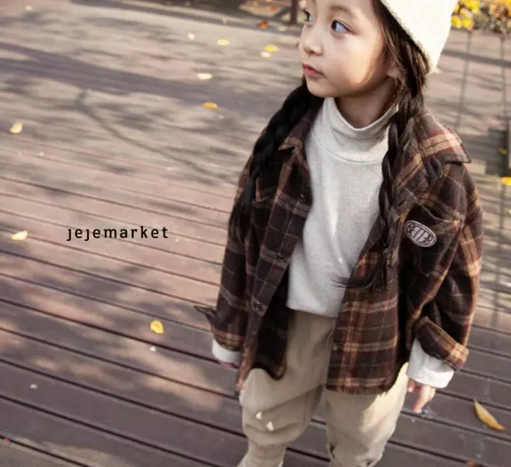 Jeje Market - Korean Children Fashion - #discoveringself - Better Check Shirt