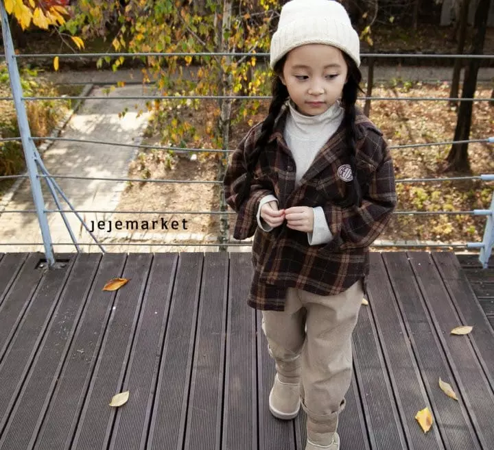 Jeje Market - Korean Children Fashion - #kidsshorts - Better Check Shirt - 4