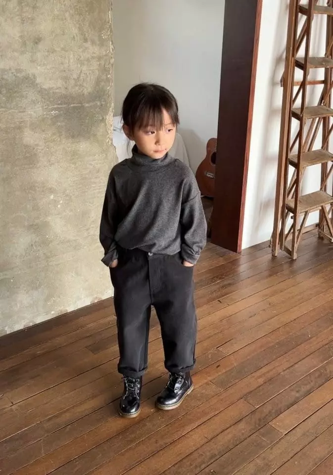 Jeje Market - Korean Children Fashion - #toddlerclothing - Blooming Turtleneck Tee - 7