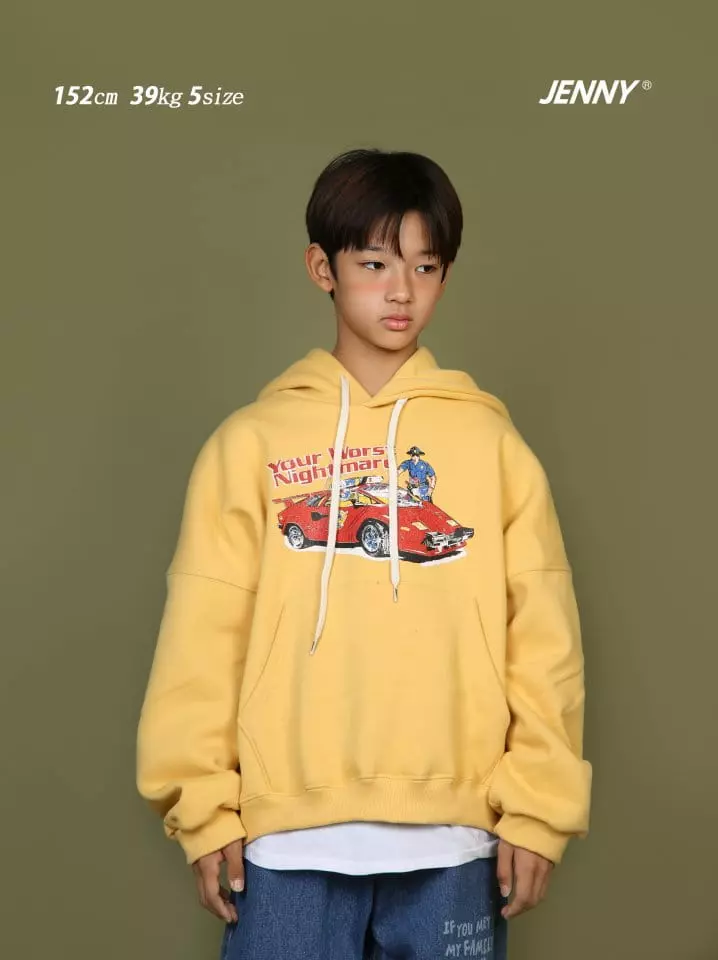 Jenny Basic - Korean Children Fashion - #discoveringself - Car Hoody - 9