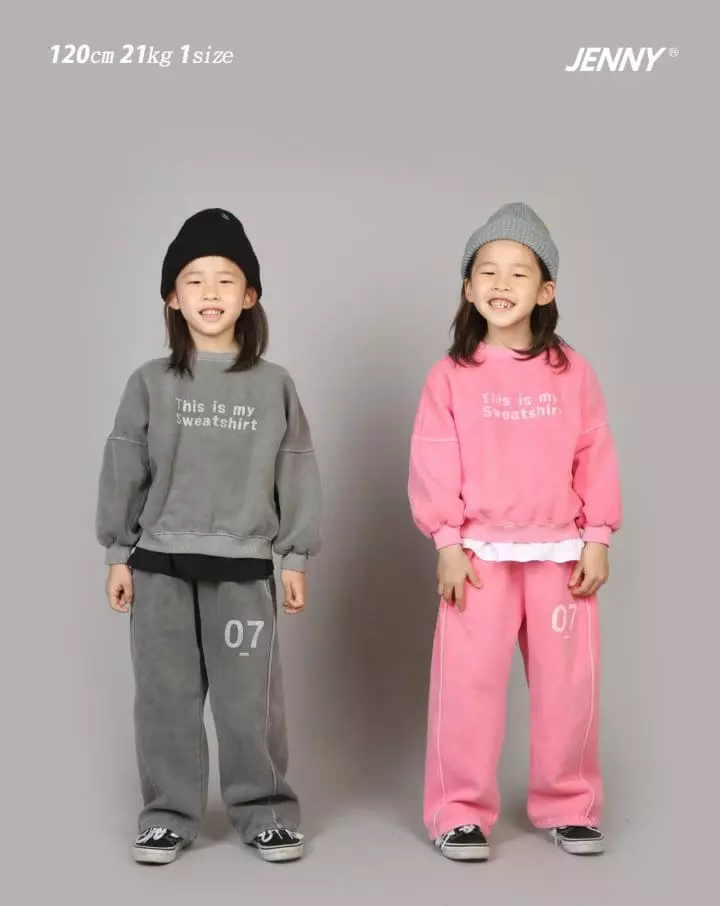 Jenny Basic - Korean Children Fashion - #stylishchildhood - Pigment Sweatshirt - 9