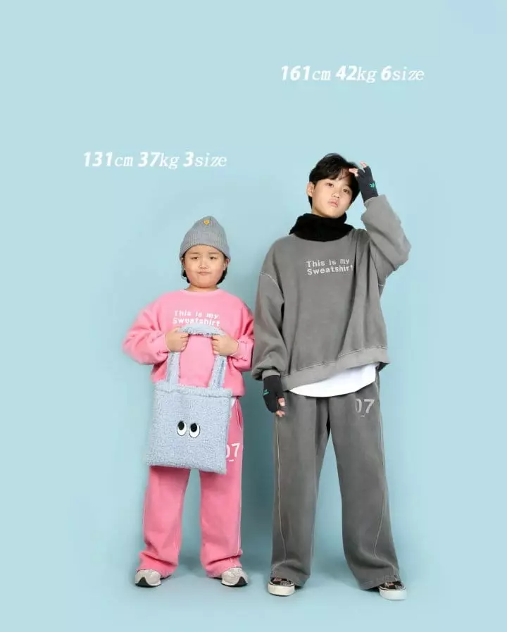 Jenny Basic - Korean Children Fashion - #todddlerfashion - Pigment Sweatshirt - 7