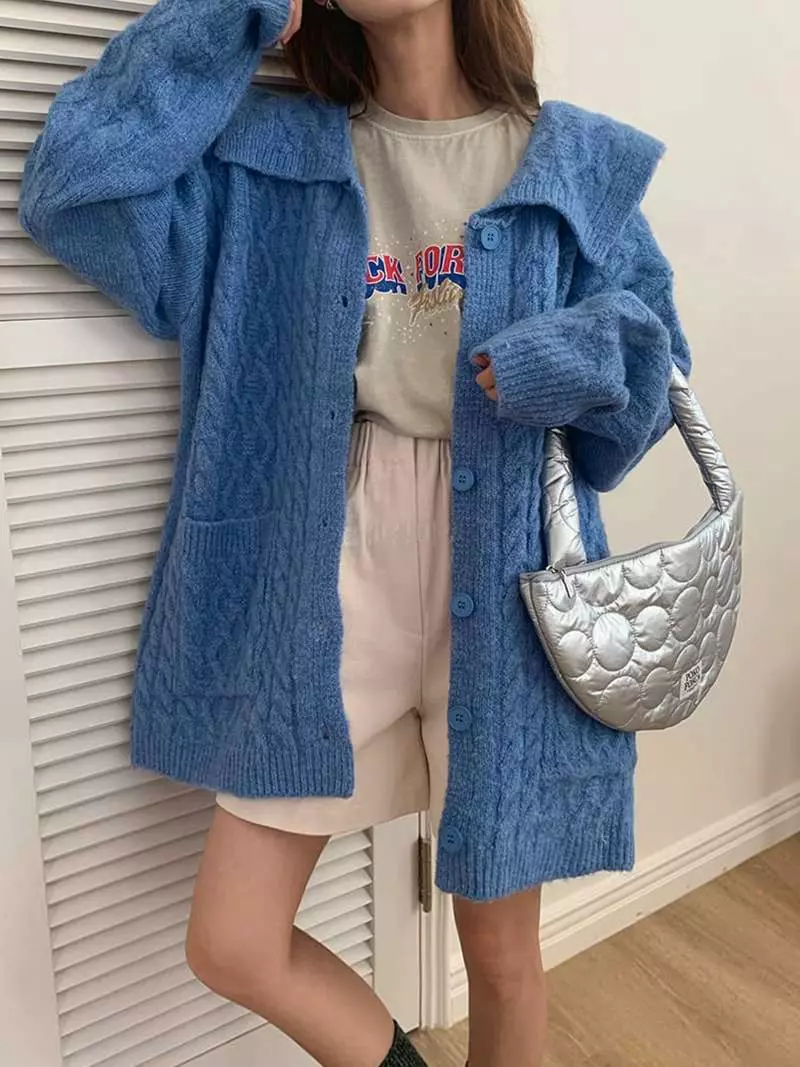 Jkichi - Korean Women Fashion - #momslook - Musi Knit Tee - 11