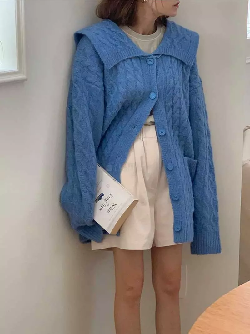 Jkichi - Korean Women Fashion - #momslook - Musi Knit Tee - 9