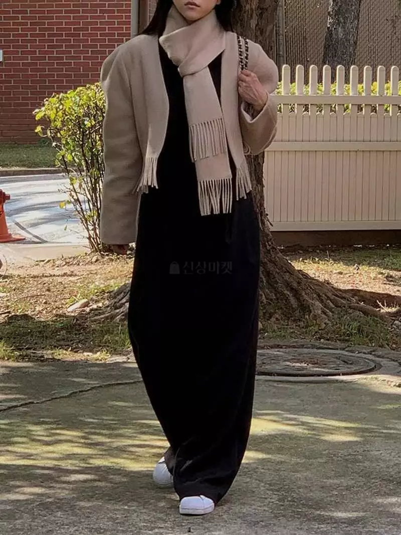 Jkichi - Korean Women Fashion - #momslook - Muffler Jacket - 3