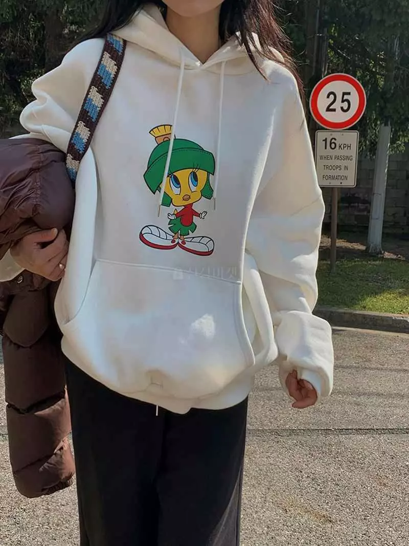 Jkichi - Korean Women Fashion - #momslook - Friends Hoody - 11