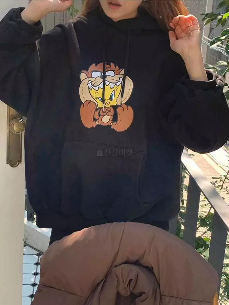 Jkichi - Korean Women Fashion - #momslook - Friends Hoody - 3