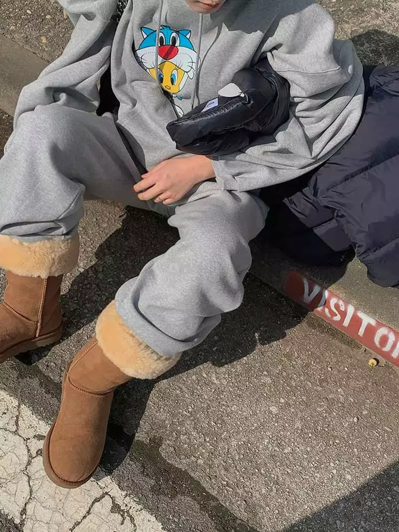 Jkichi - Korean Women Fashion - #momslook - Friends Hoody - 7