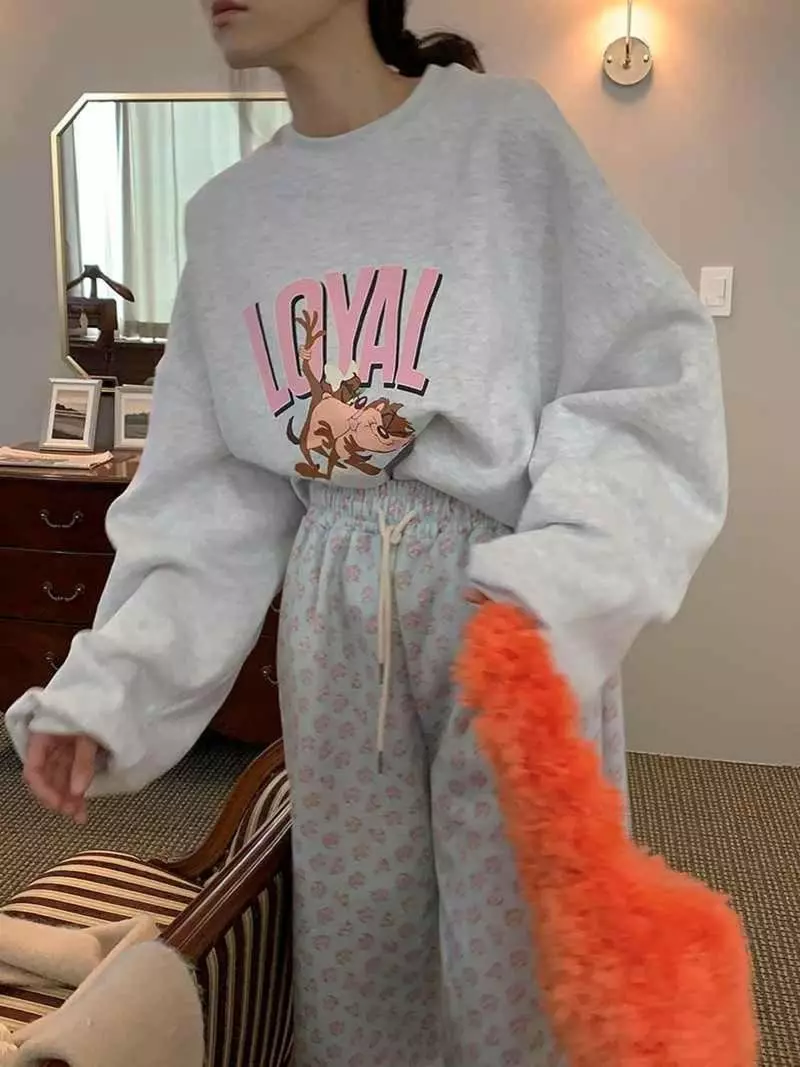 Jkichi - Korean Women Fashion - #momslook - Burnie Sweatshirt - 10