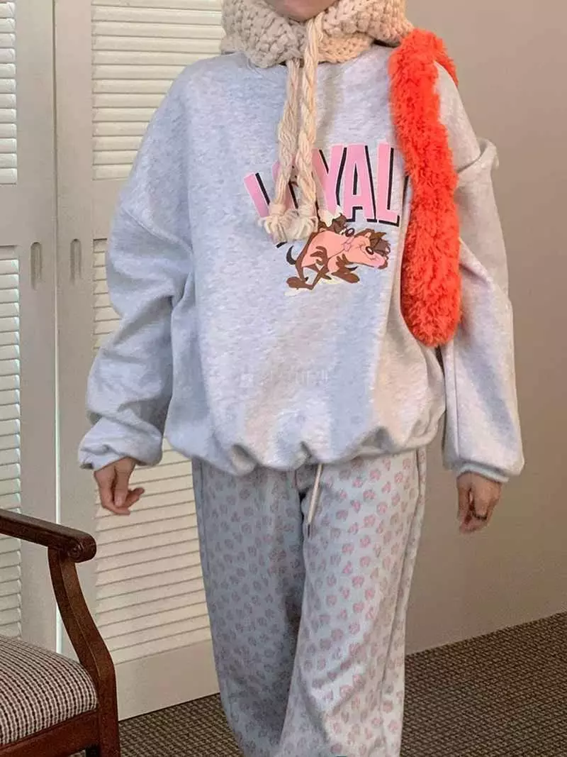 Jkichi - Korean Women Fashion - #momslook - Burnie Sweatshirt - 6