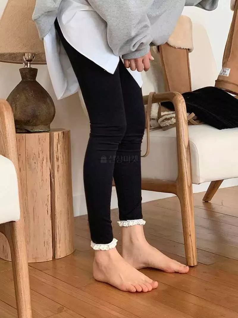 Jkichi - Korean Women Fashion - #momslook - Lace Leggings - 6