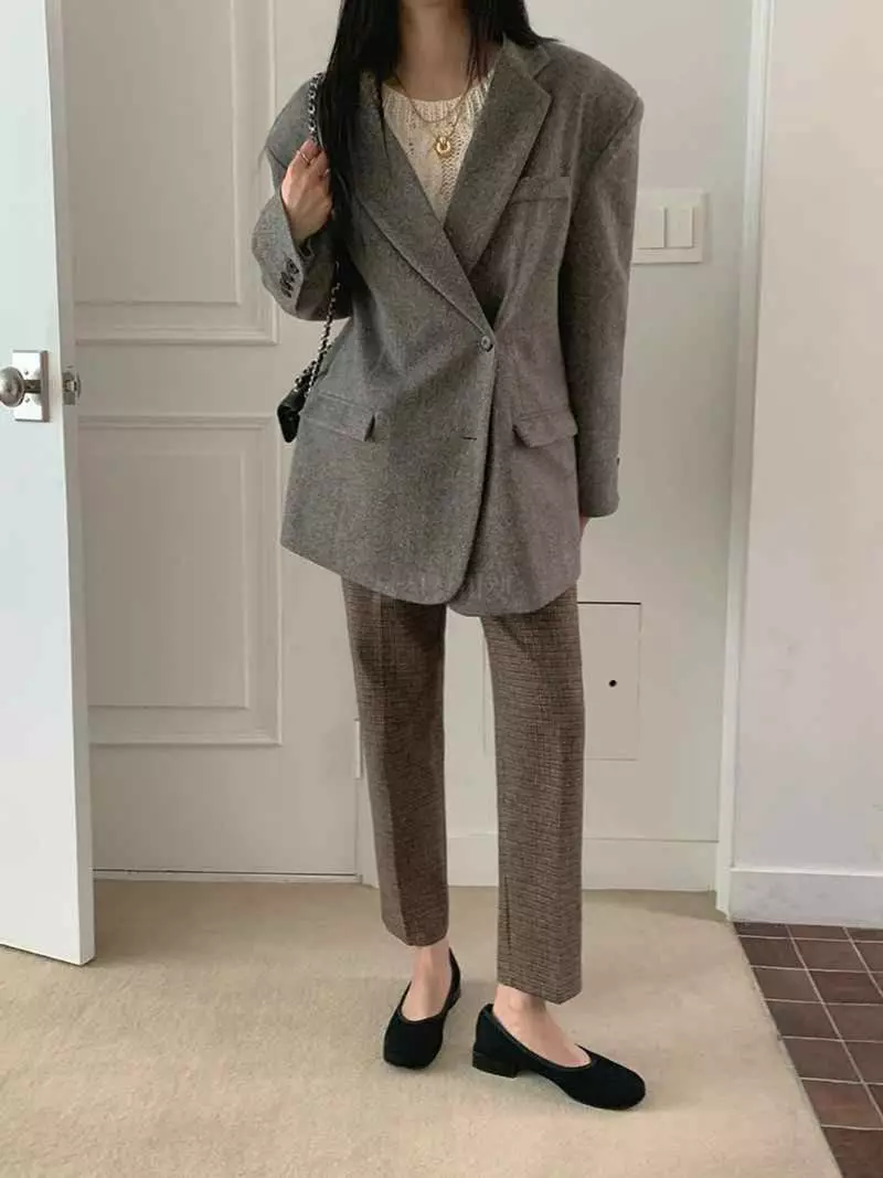 Jkichi - Korean Women Fashion - #momslook - Harris Jacket - 5