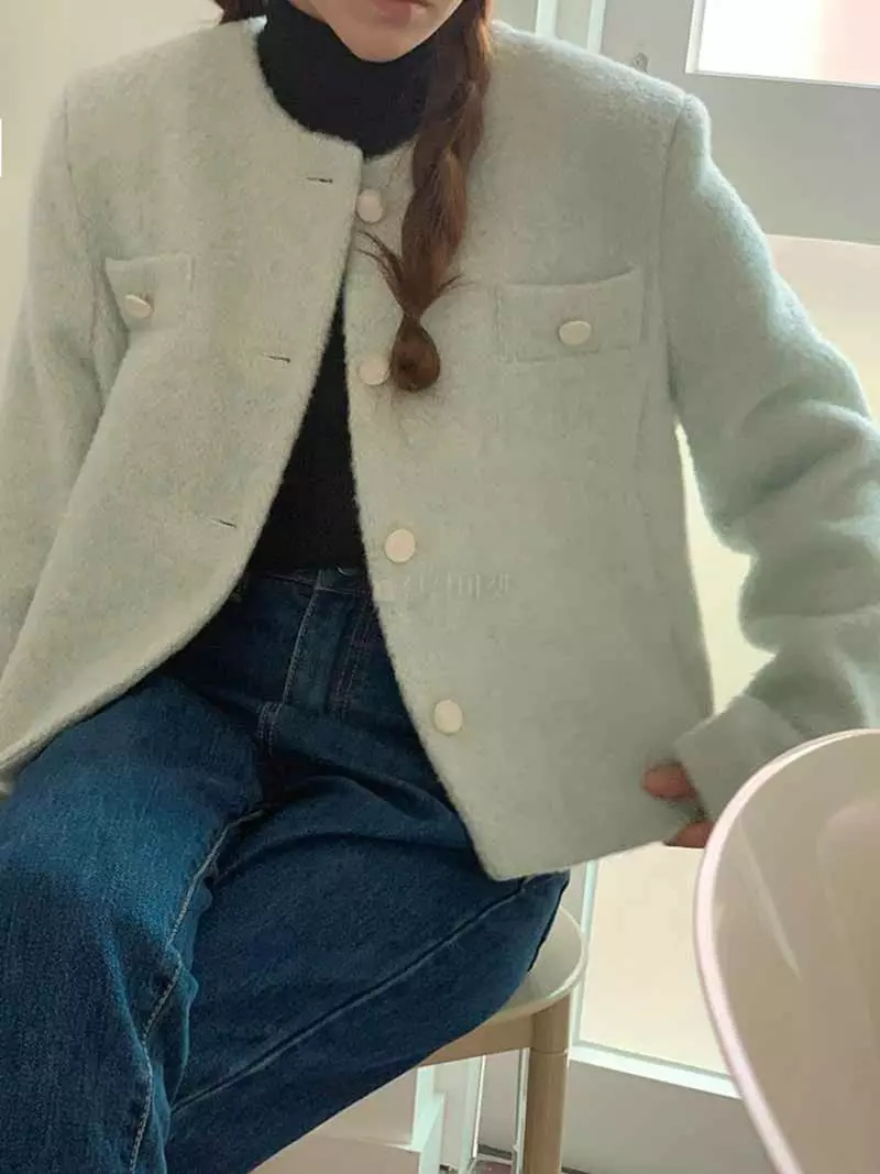 Jkichi - Korean Women Fashion - #momslook - Poodle Jacket - 10