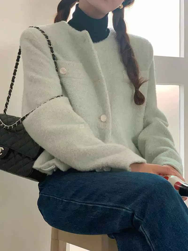 Jkichi - Korean Women Fashion - #momslook - Poodle Jacket - 8