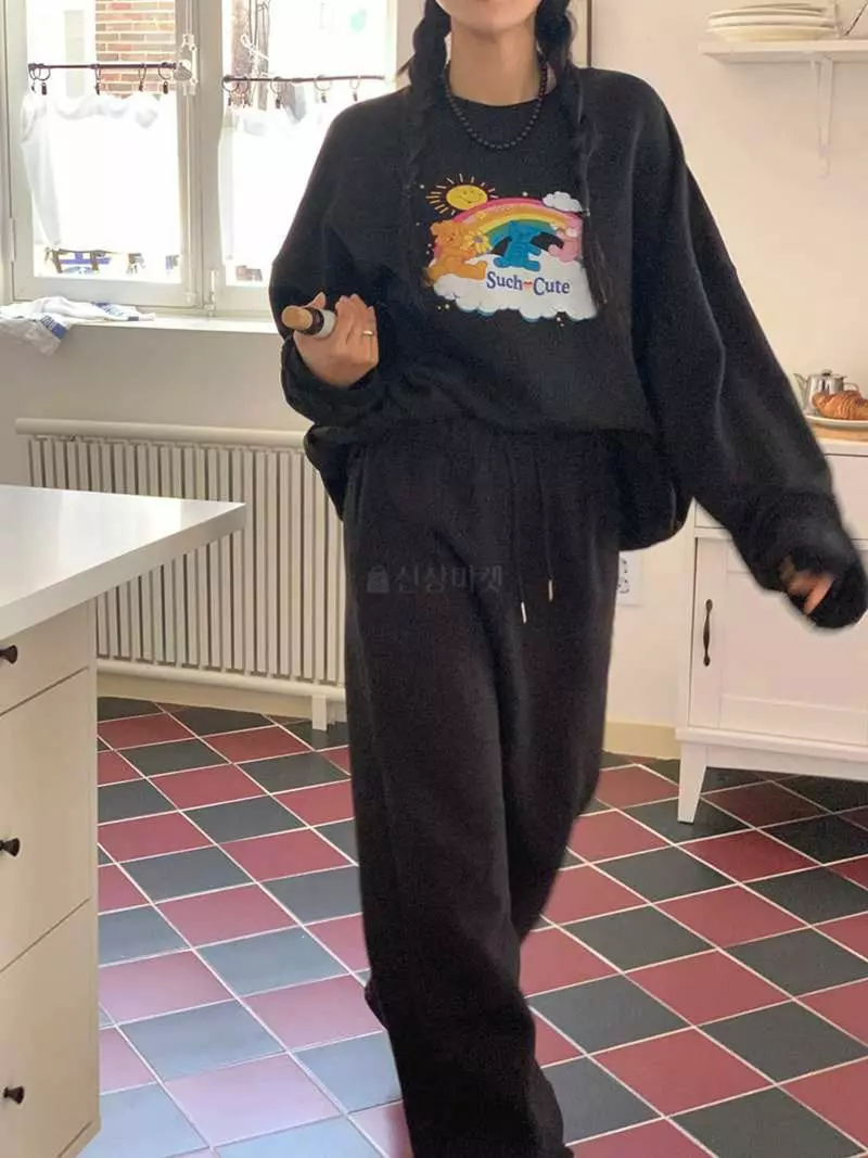 Jkichi - Korean Women Fashion - #momslook - Cute Bear Sweatshirt - 7