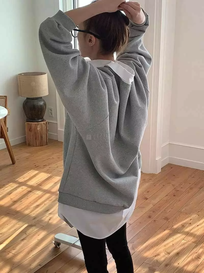Jkichi - Korean Women Fashion - #momslook - California Sweatshirt - 11