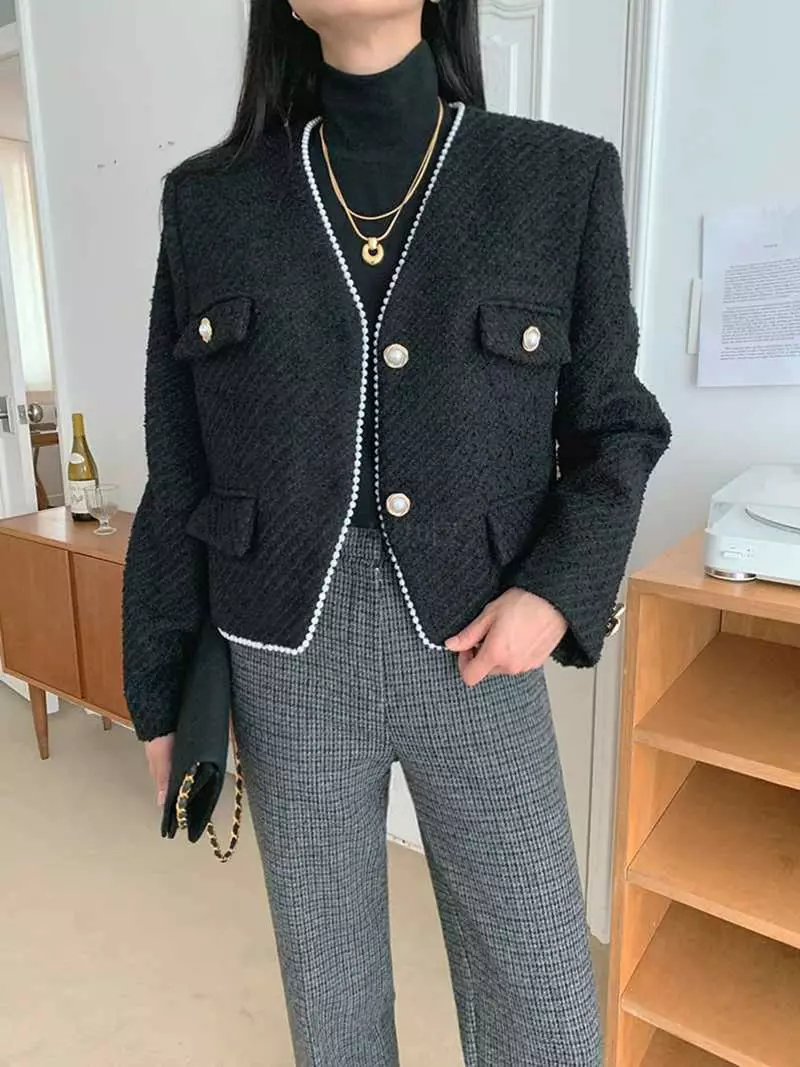 Jkichi - Korean Women Fashion - #momslook - Pearl Jacket - 12