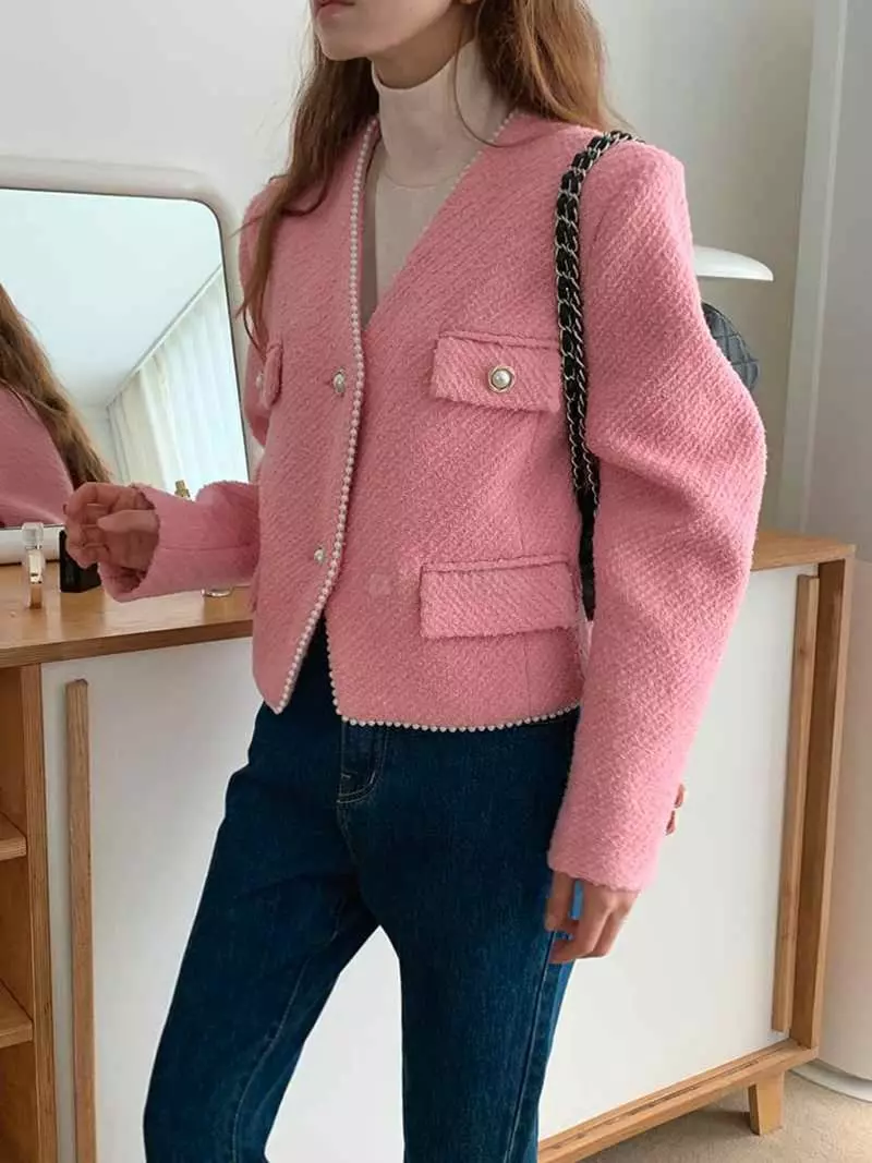 Jkichi - Korean Women Fashion - #momslook - Pearl Jacket - 3