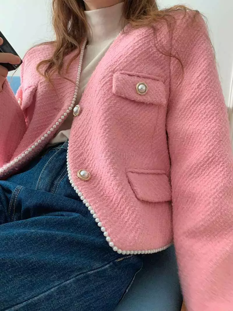 Jkichi - Korean Women Fashion - #momslook - Pearl Jacket - 5