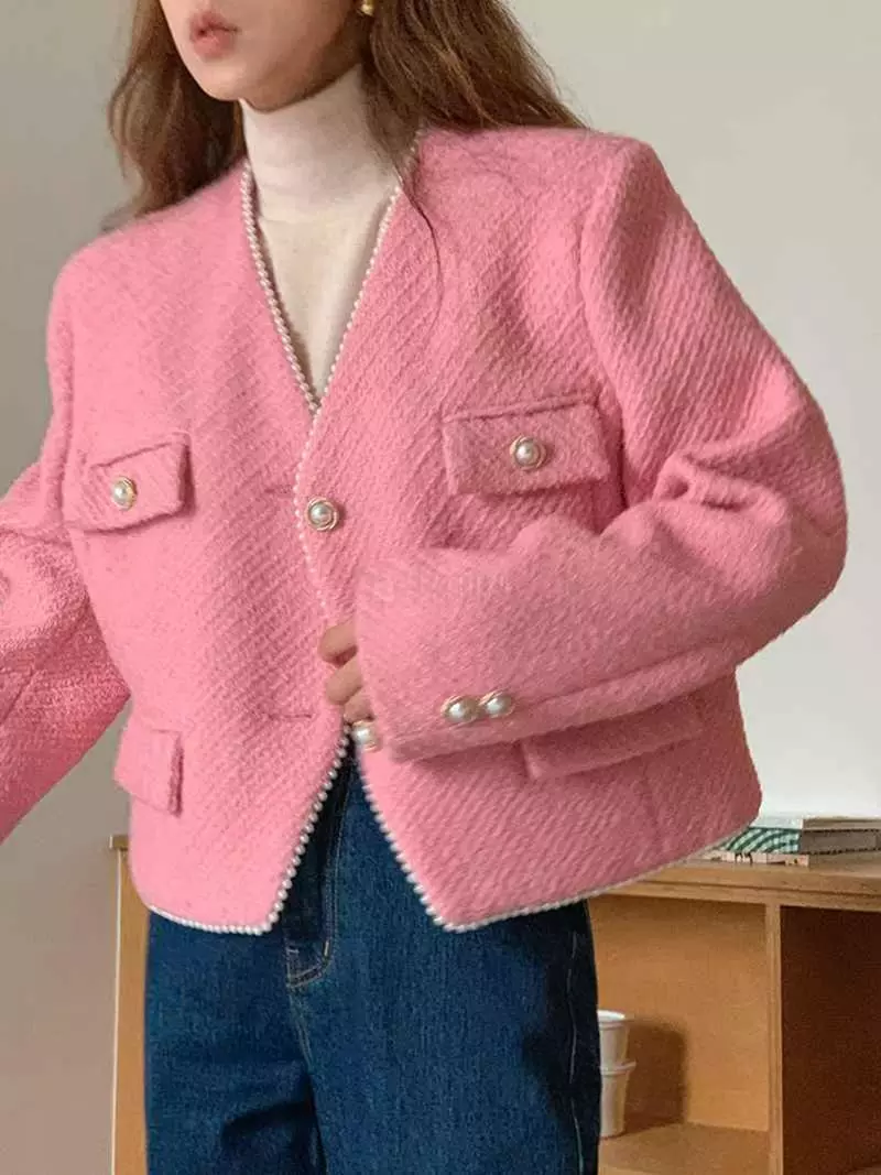 Jkichi - Korean Women Fashion - #momslook - Pearl Jacket - 7