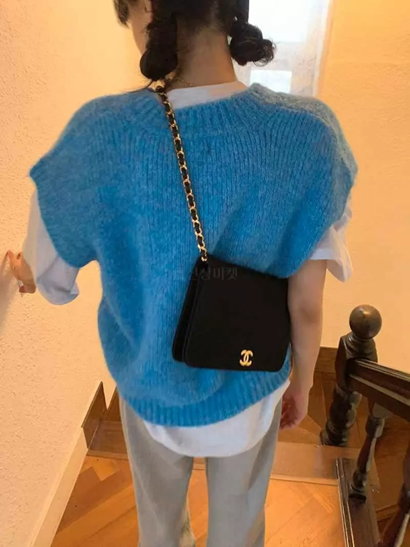 Jkichi - Korean Women Fashion - #momslook - All Boxy Vest - 5