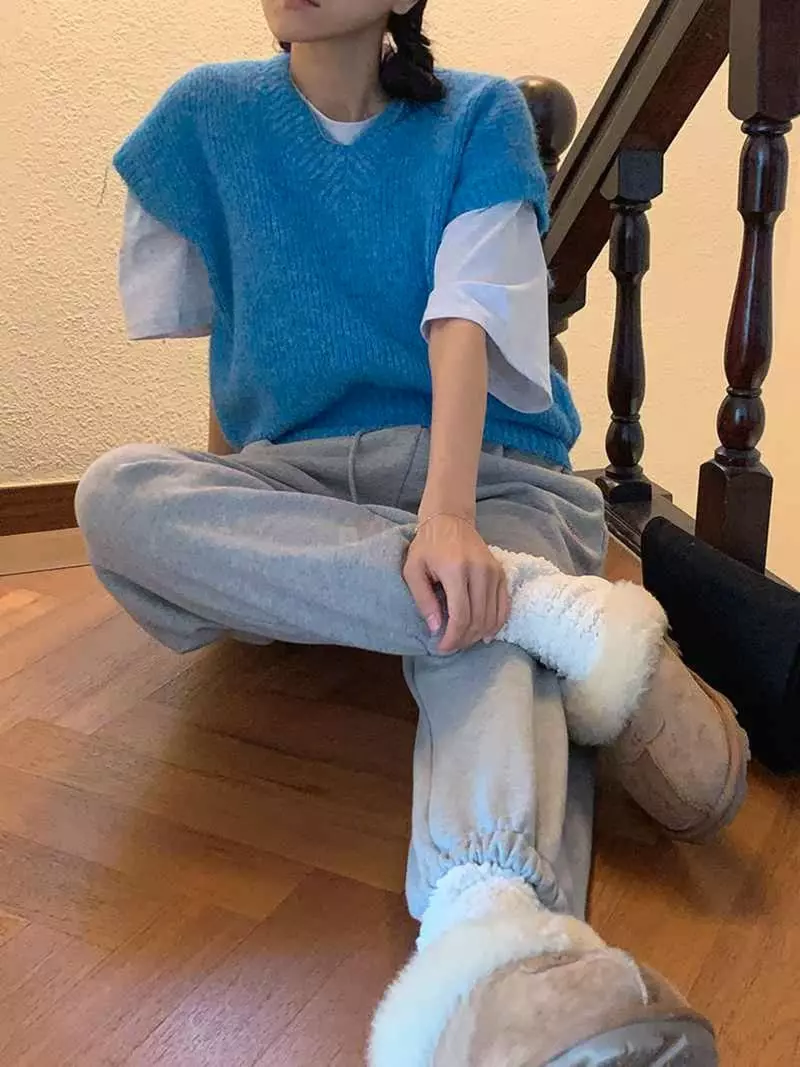 Jkichi - Korean Women Fashion - #momslook - All Boxy Vest - 8