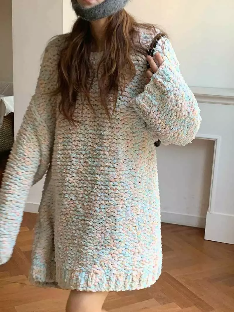 Jkichi - Korean Women Fashion - #momslook - Snow Knit Tee - 2