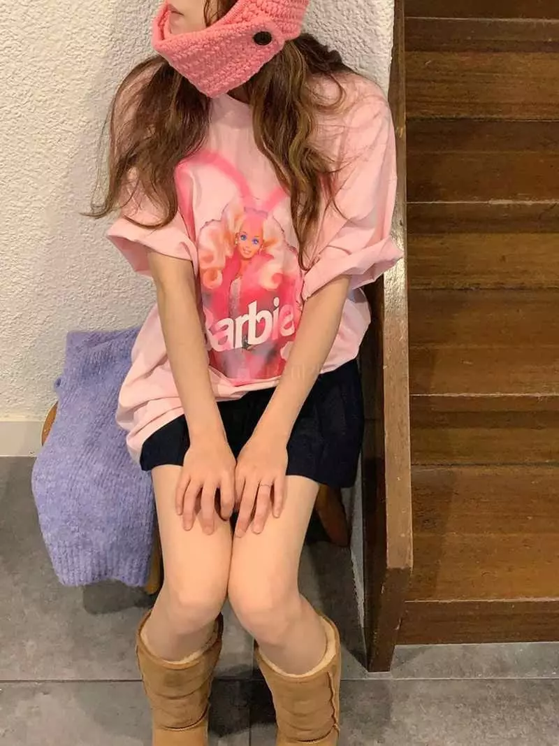 Jkichi - Korean Women Fashion - #momslook - Barbie Tee - 6