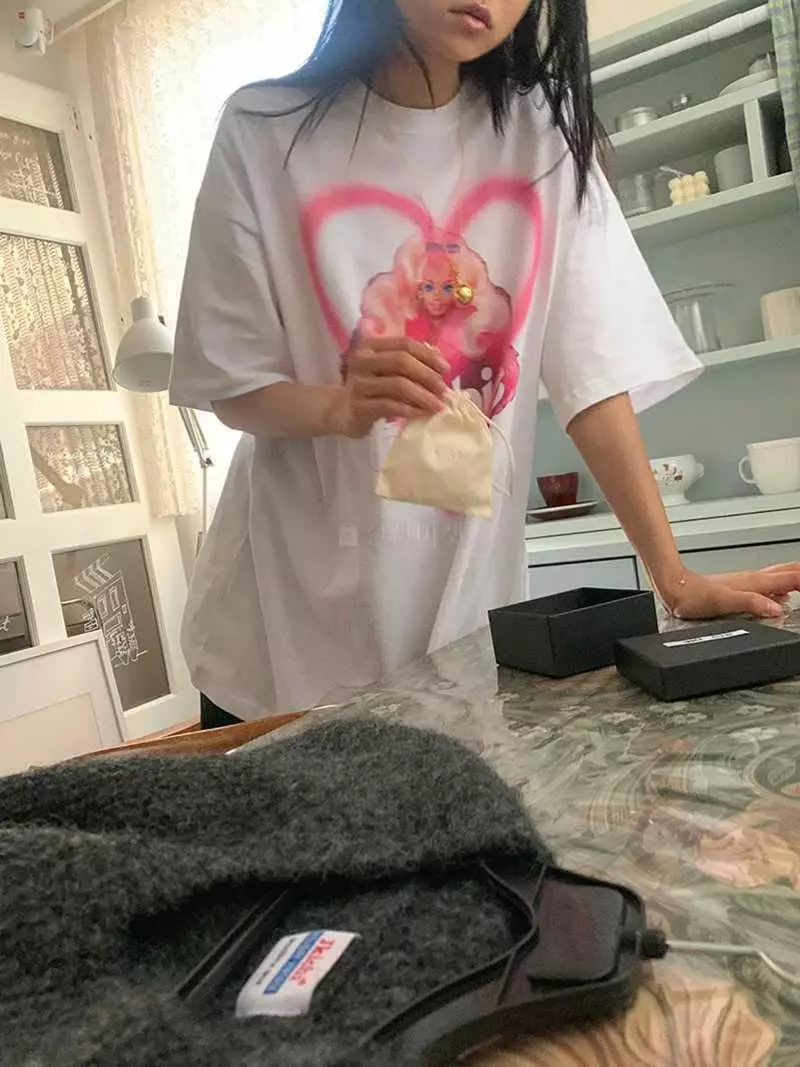 Jkichi - Korean Women Fashion - #momslook - Barbie Tee - 8