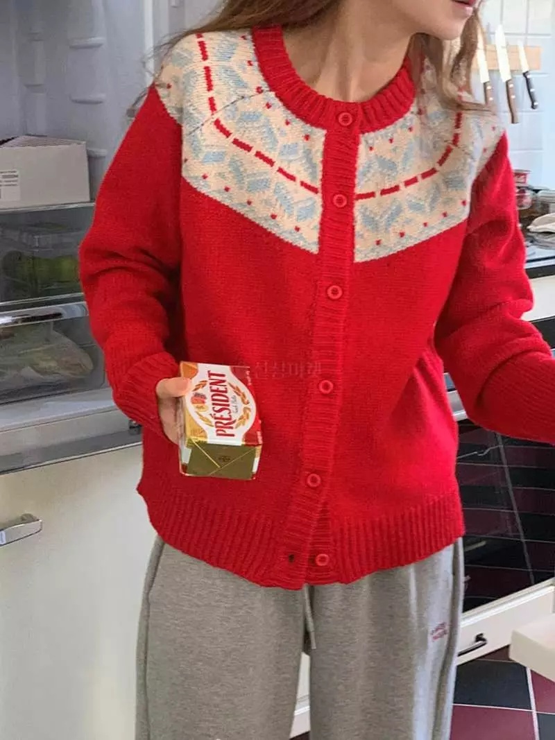 Jkichi - Korean Women Fashion - #pursuepretty - Vintage Cardigan - 3