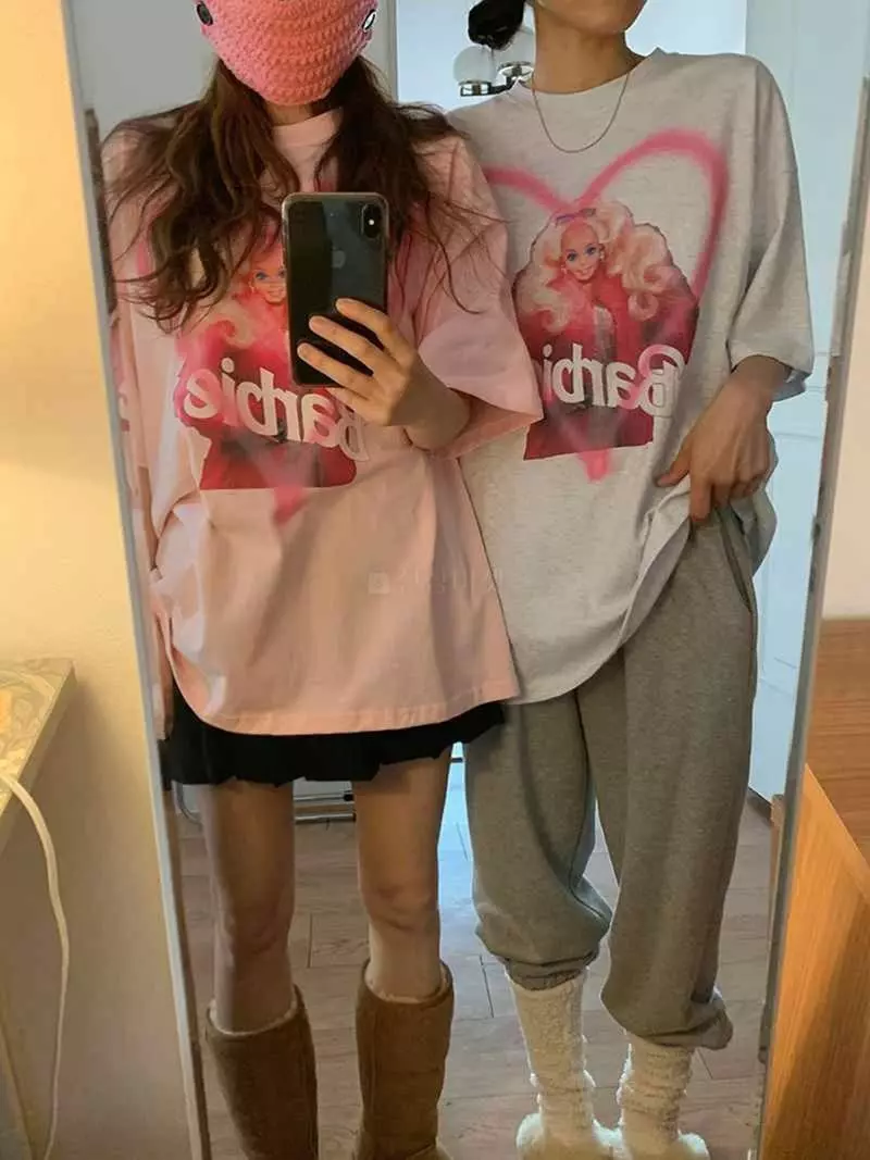 Jkichi - Korean Women Fashion - #restrostyle - Barbie Tee