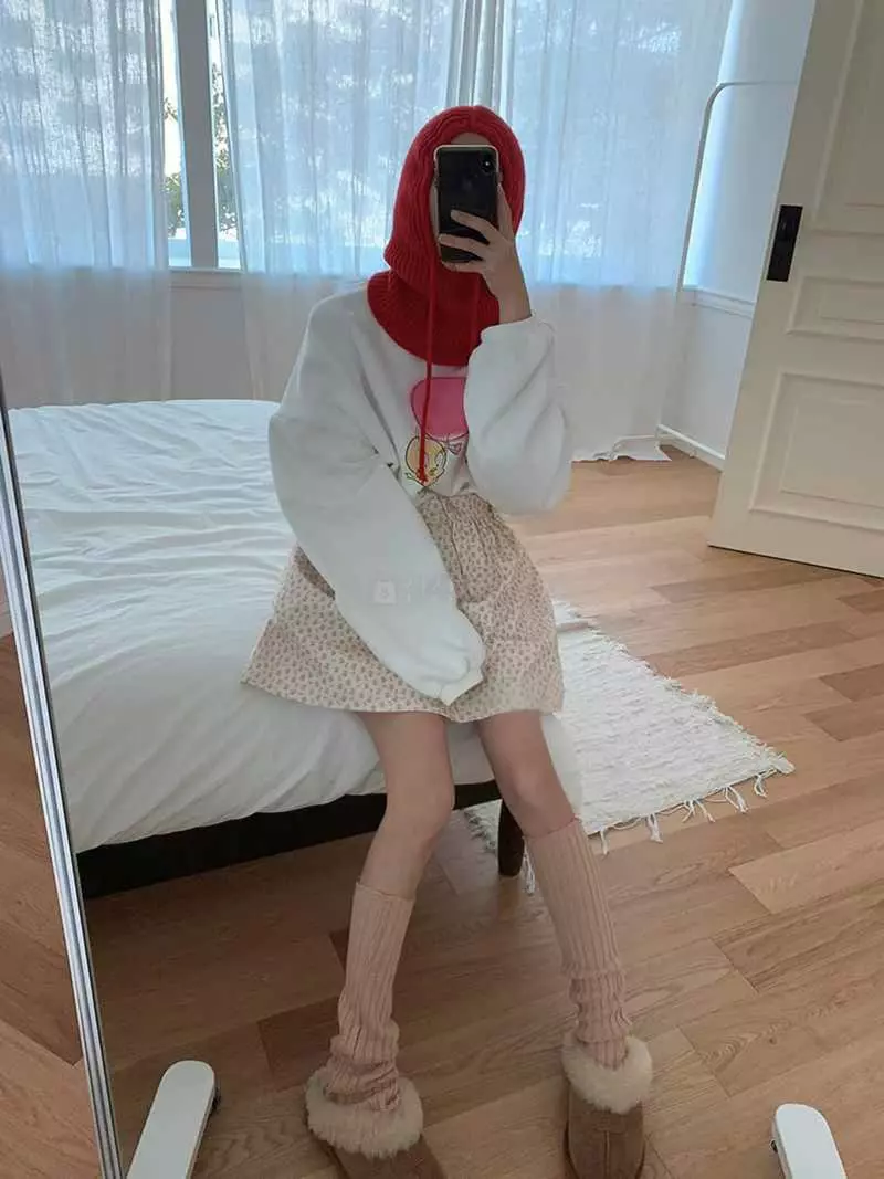 Jkichi - Korean Women Fashion - #romanticstyle - Bene Baraclava - 3