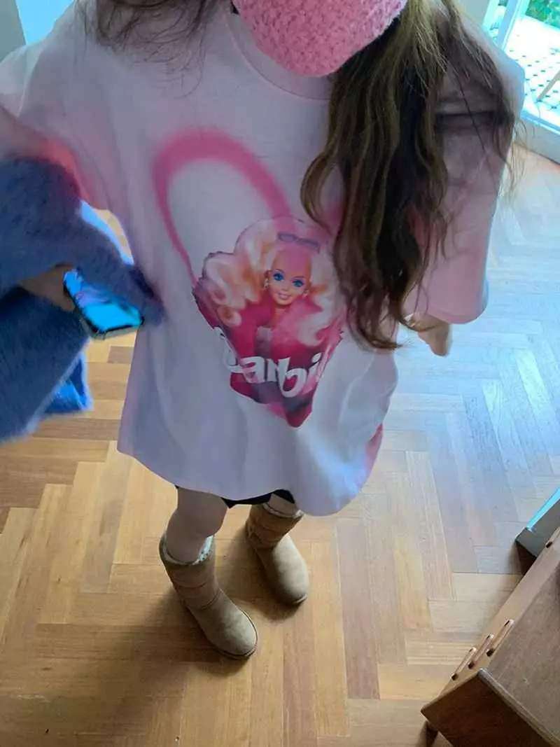 Jkichi - Korean Women Fashion - #romanticstyle - Barbie Tee - 2