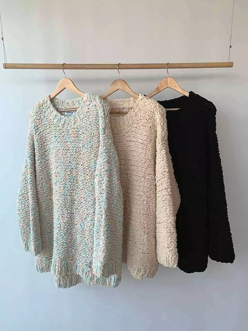 Jkichi - Korean Women Fashion - #shopsmall - Snow Knit Tee - 10
