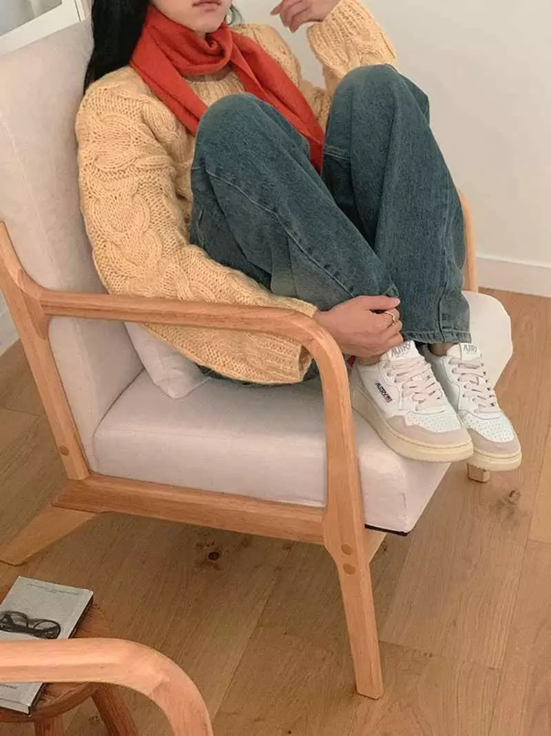 Jkichi - Korean Women Fashion - #shopsmall - Chucream Knit Tee - 9