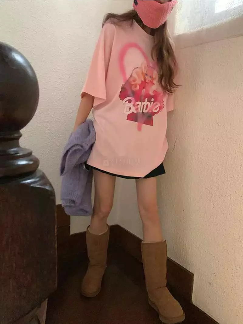 Jkichi - Korean Women Fashion - #shopsmall - Barbie Tee - 3