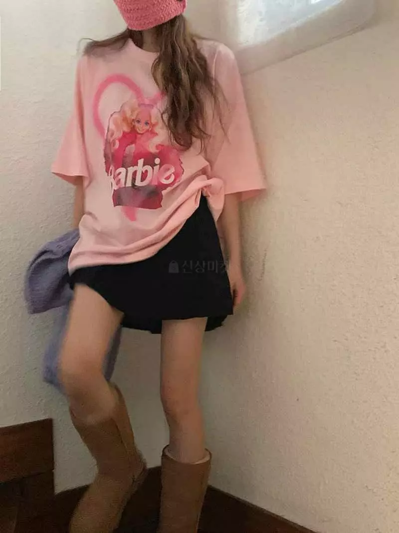 Jkichi - Korean Women Fashion - #shopsmall - Barbie Tee - 4