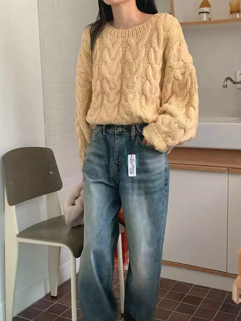 Jkichi - Korean Women Fashion - #thelittlethings - Chucream Knit Tee - 11
