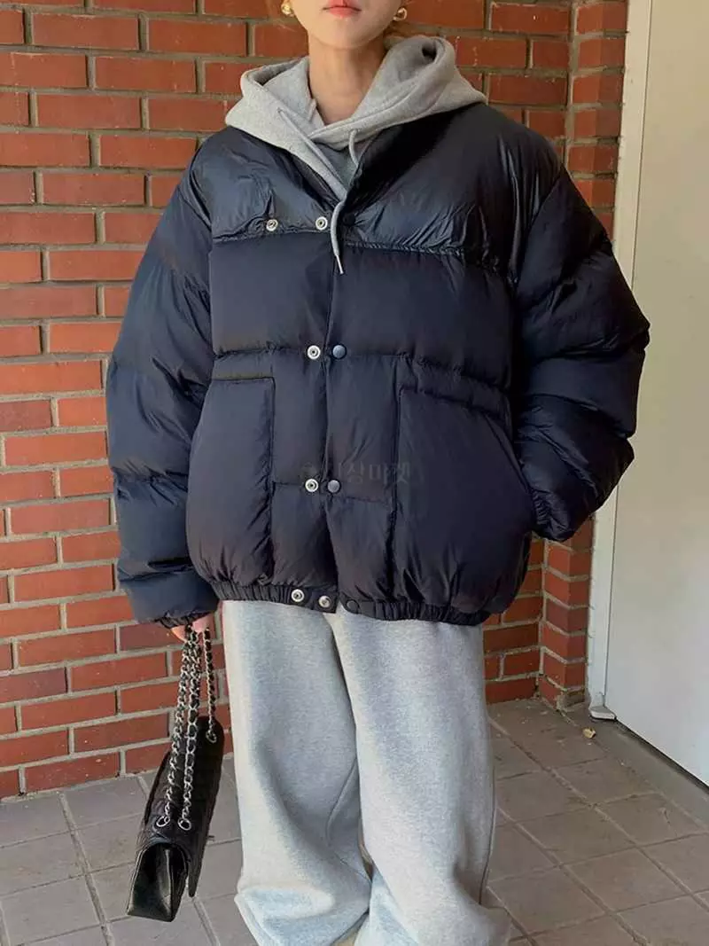Jkichi - Korean Women Fashion - #vintagekidsstyle - Standy Padding Jacket - 7