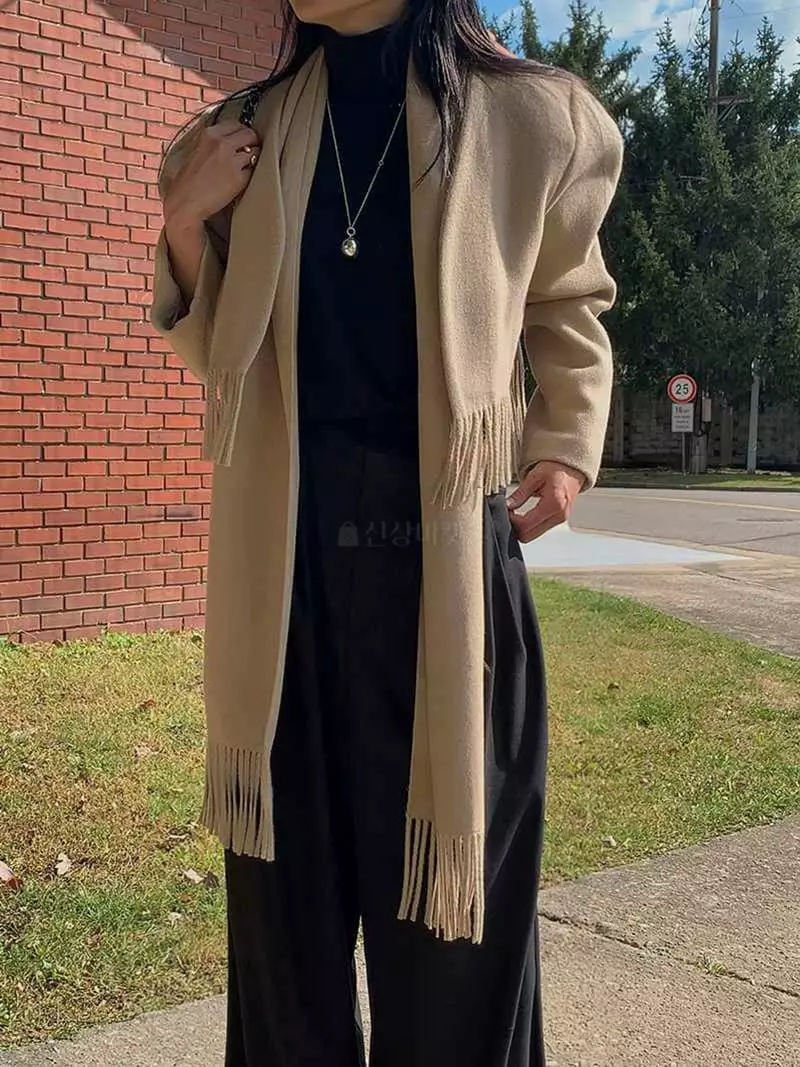 Jkichi - Korean Women Fashion - #womensfashion - Muffler Jacket - 8